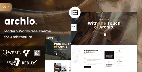 Archio - Architecture Interior Design Theme Logo